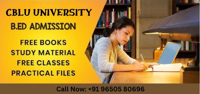 B.Ed from CBLU University